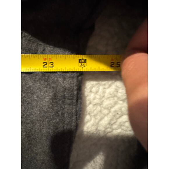 L.L. Bean Men's Size Large Slightly Fitted Long Sleeve Flannel Shirt Gray - Picture 4 of 5